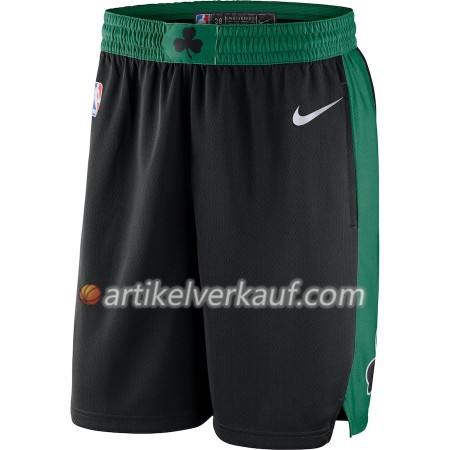 Boston Celtics Schwarz 2018-19 Nike Kurze Hose Swingman - Herren